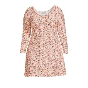 No Boundaries Juniors' Button Front Dress with Long Sleeves / size XL 15-17